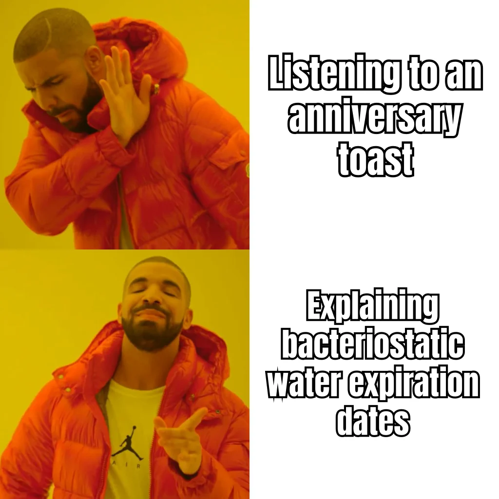 Bac Water Sommelier — He forgot the anniversary but he can tell you exactly how many days that 30mL vial has left in the fridge.