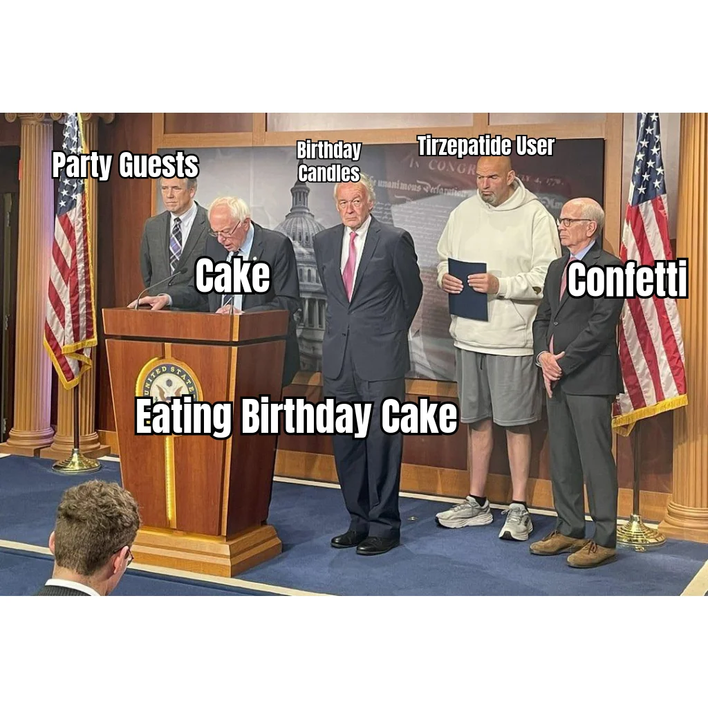 Birthday Party: Tirzepatide POV — The cake arrives. The room celebrates. You feel nothing. The candles are lit for a food noise that died four weeks ago.