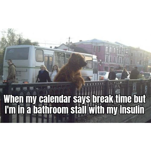 Calendar Hold: Subcutaneous — The 15-minute break has become a sterile field, and the disabled stall has become an injection suite.