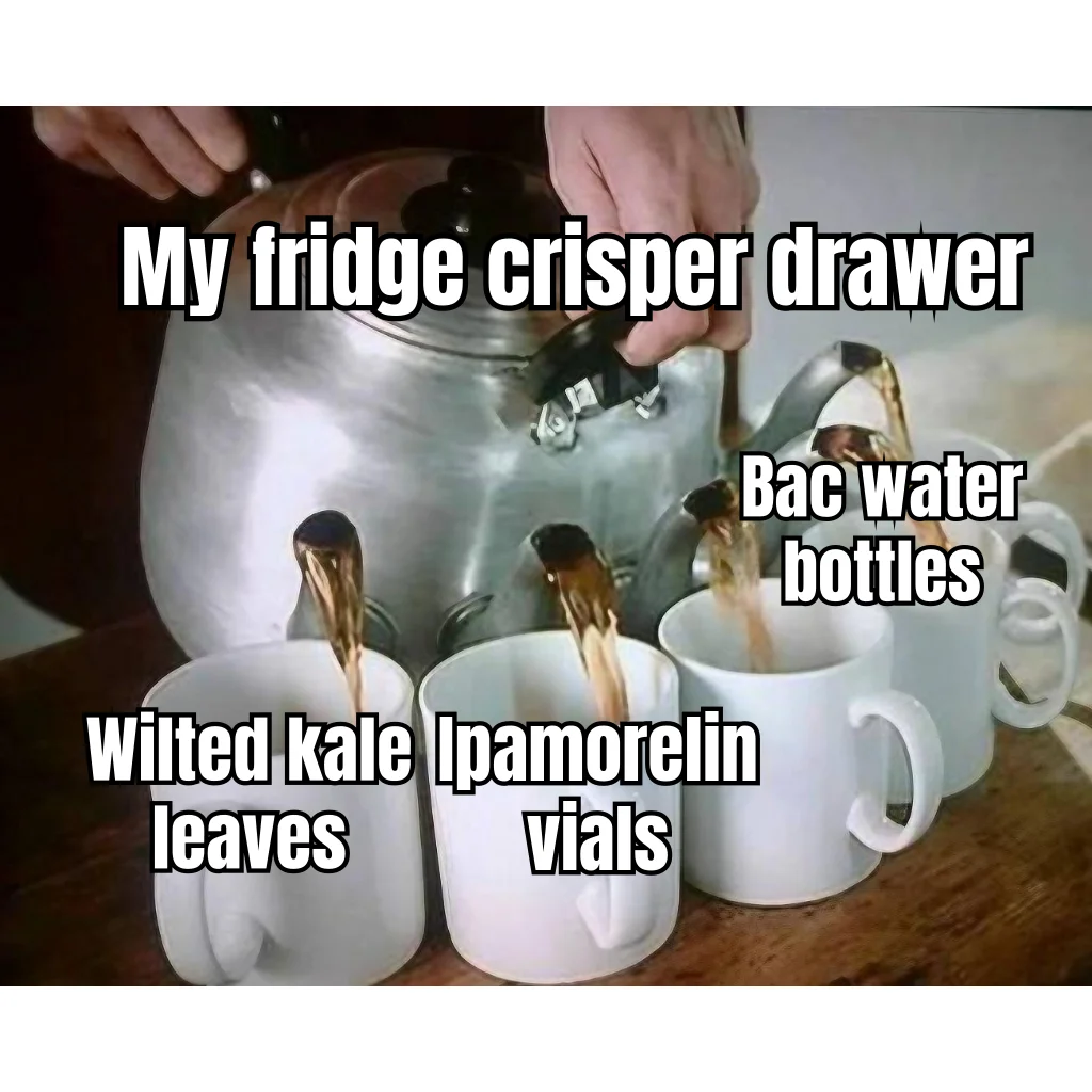 Crisper Drawer Inventory — The kale was aspirational. The vials are operational.