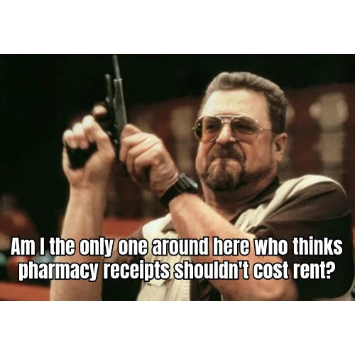 Filed Under: Wellness — Walter from Big Lebowski demanding to know why the compounded stack invoice is line-itemed at $1,847 a month.
