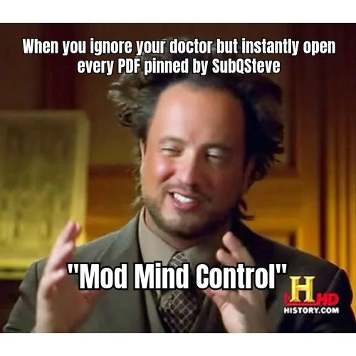 Mod Mind Control — Primary care gets left on read; a Discord mod with three pinned PDFs becomes the attending physician.