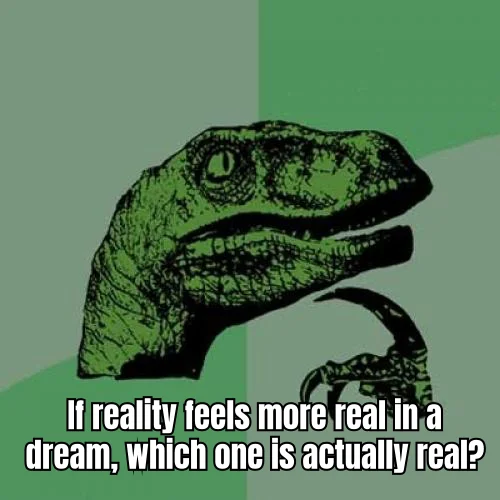 Philosoraptor Reviews His GHK-Cu Dreams — When the copper peptide hits and your REM cycle starts feeling more load-bearing than your waking life.