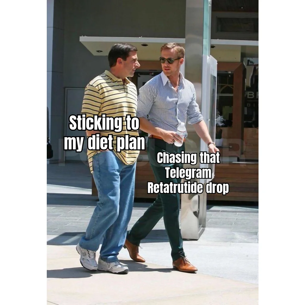 Pre-Black-Friday Vendor Drop Syndrome — Patient abandons a perfectly functional caloric deficit the moment a sketchy Telegram channel posts a countdown timer.