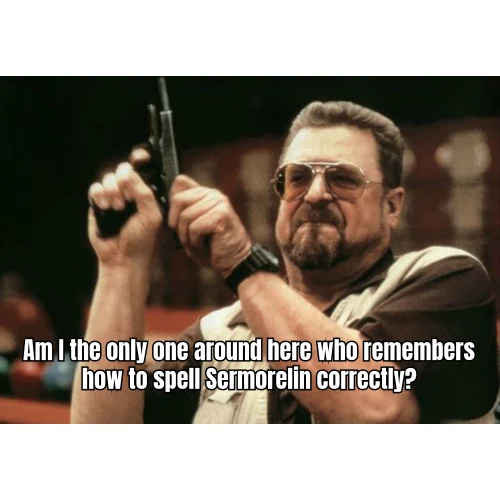 Sermorelin, With Two R's — A 1995 anti-aging clinic veteran watches the Telegram crowd butcher the spelling of his original protocol.