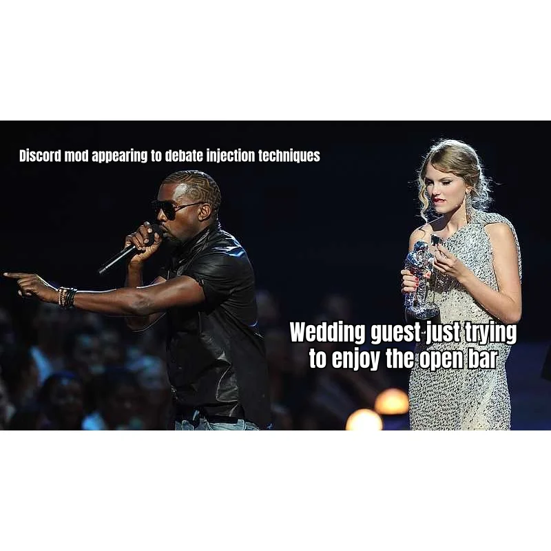 SubQ vs IM: The Reception Speech — A Discord mod corners a wedding guest between the shrimp cocktail and the DJ booth to settle, once and for all, the dorsogluteal question.