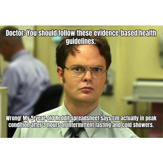 The 2019 Reddit Protocol Defense — Nodding through the physical while a screenshotted subreddit PDF quietly overrules two decades of medical training.