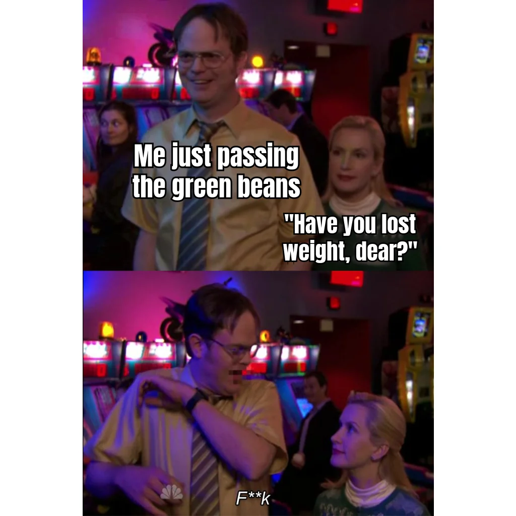The Casserole Interrogation — You wanted to pass the green beans in peace. The aunt has other plans, and now eight relatives are doing math.