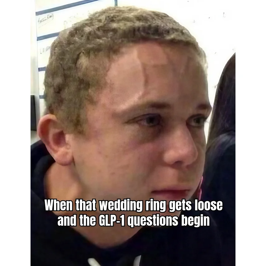 The Loose Ring Interrogation — Spouse notices the ring spinning, the appetite vanishing, and the mini-fridge accumulating mysterious vials.