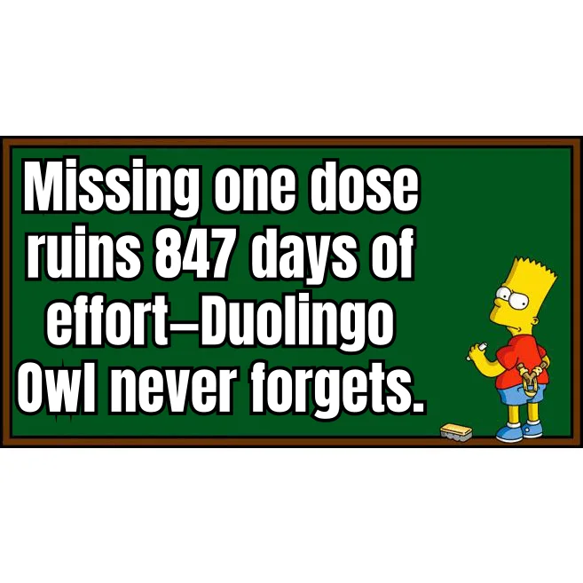 The Owl Knows You Skipped Your Shot — A 2 AM push notification from a hypothetical peptide streak tracker reminds you that 847 days of subcutaneous discipline hang by a single missed pin.