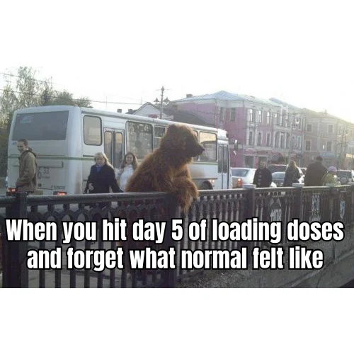 The Saturation Phase Is a Personality — Loading dose week promised superpowers; delivered a syringe pile, depleted checking account, and an unprecedented commitment to napping.